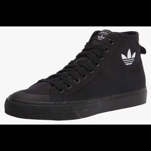 Adidas NIZZA HI shoes. Men’s size 6. Black